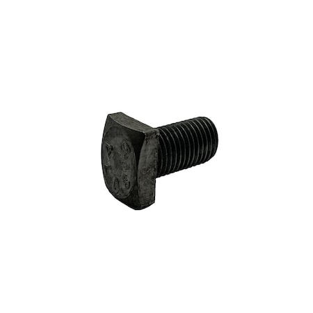 Square Head Bolt, Steel, Grade 8, Plain, 3/4-10 Thread Size, 5 Lg